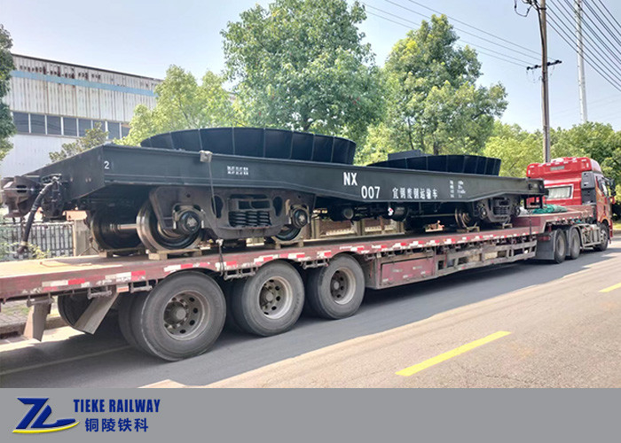 100T 重荷重ワゴン 鉄鋼スラグ輸送用鉄道車両