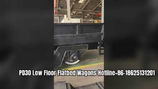 PD30 低床平台ワゴン 30T ペイロード メトロ・ライトレールメンテナンスワゴン
